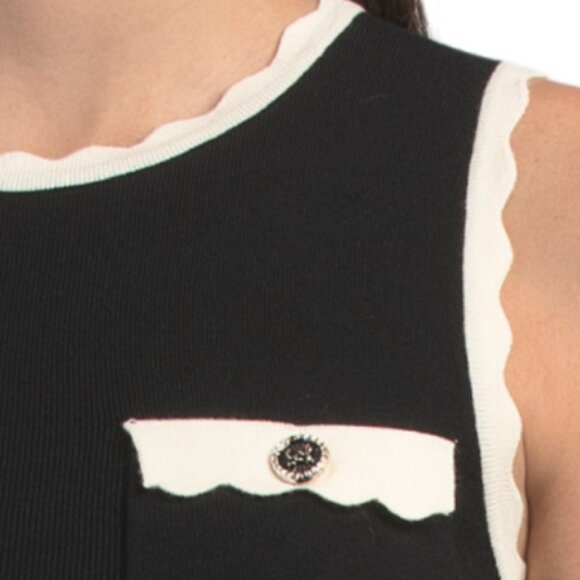 ZOE & CLAIRE Pull Over Sleeveless Sweater - Picture 3 of 3